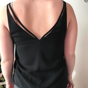 Black tank top